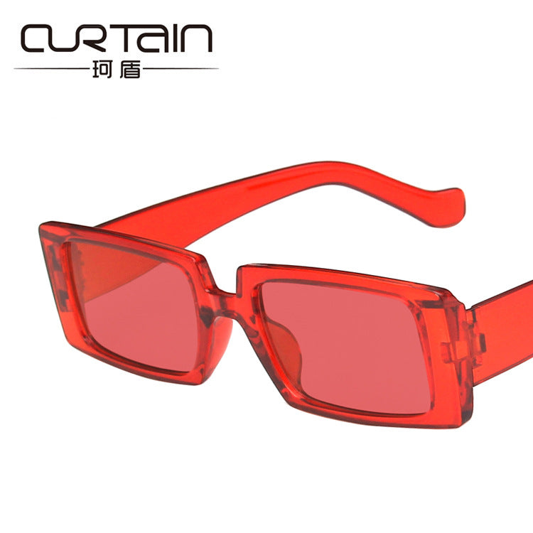 Cross-Border Hot-Selling Square Sunglasses European and American Fashion Ins Hip-Hop Glasses 2020 New Women's Sunglasses Sunglasses