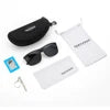 Square Sports Polarized Sunglasses for Men Women Retro Rectangle UV Protection Eyewear