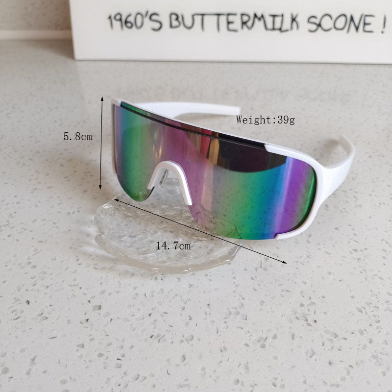 Cross-border new men's and women's mountaineering windproof sunglasses colorful anti-ultraviolet goggles outdoor sports riding sunglasses