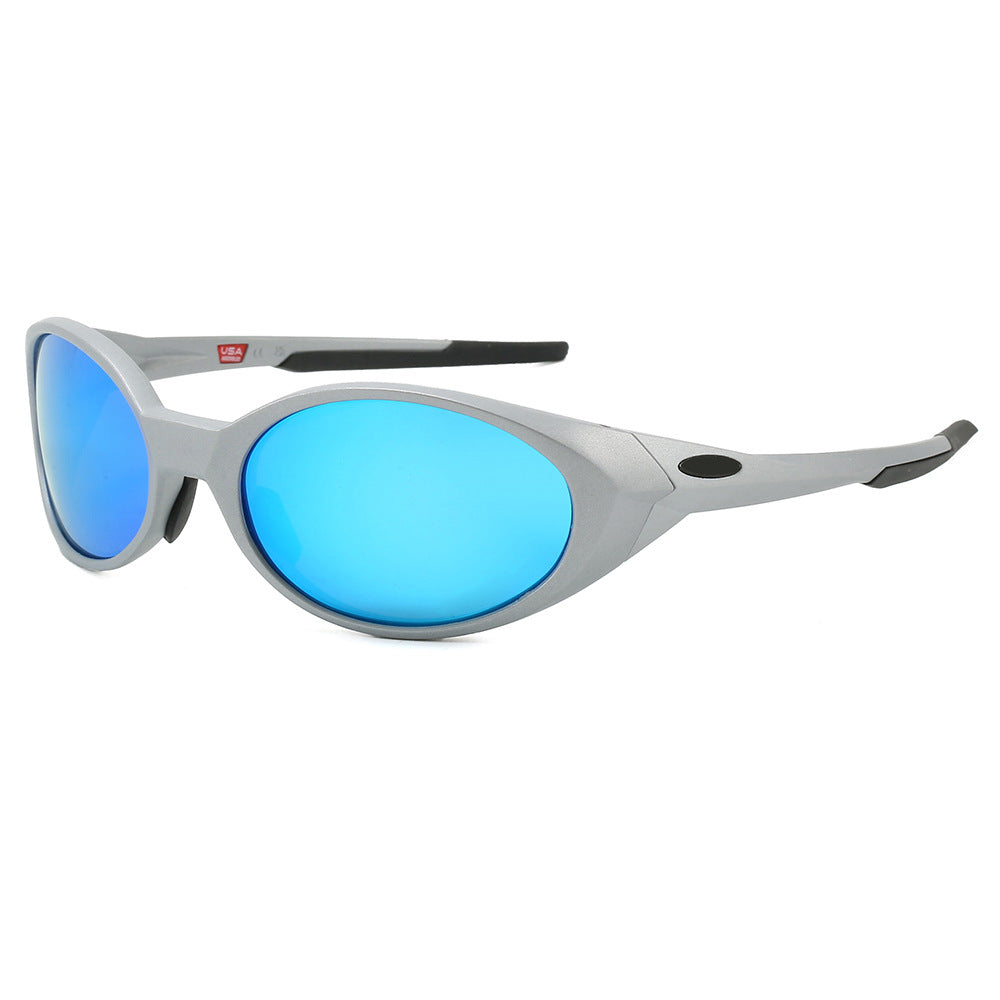 New Cross-Border Outdoor Sports Cycling Nylon Polarized Sunglasses for Men and Women Trendy Retro Travel Driving Sunglasses 9438