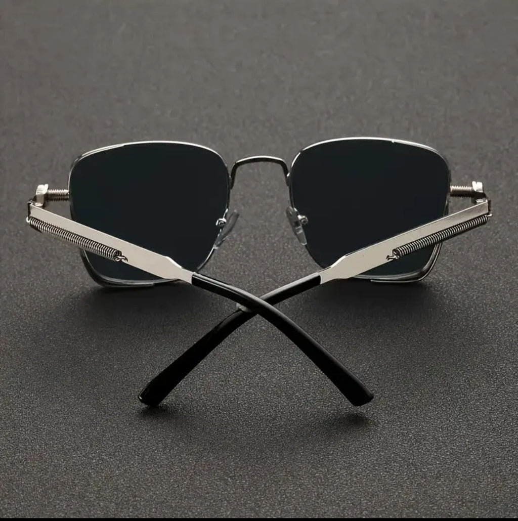 Cross-border European and American New Light Luxury High-end Sunglasses for Men and Women Retro Metal Frame Sunglasses Personalized Sunglasses