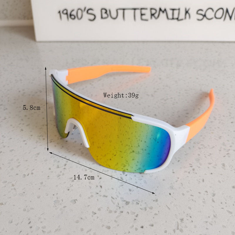Cross-border new men's and women's mountaineering windproof sunglasses colorful anti-ultraviolet goggles outdoor sports riding sunglasses