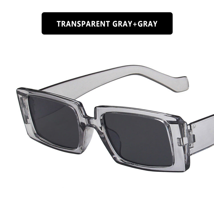 Cross-Border Hot-Selling Square Sunglasses European and American Fashion Ins Hip-Hop Glasses 2020 New Women's Sunglasses Sunglasses