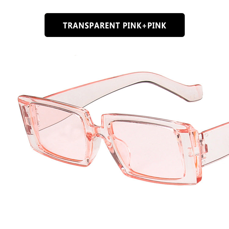 Cross-Border Hot-Selling Square Sunglasses European and American Fashion Ins Hip-Hop Glasses 2020 New Women's Sunglasses Sunglasses
