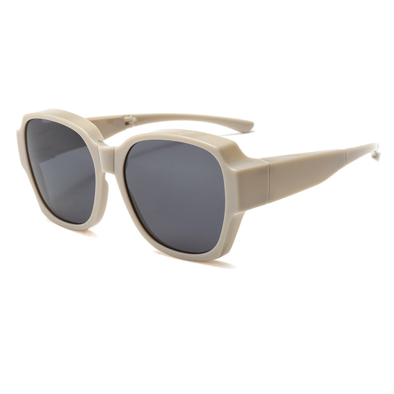 New Folding Large Frame Polarizing Kit Personalized Driving Women Driving Men Fishing Sunglasses Wear Sunglasses