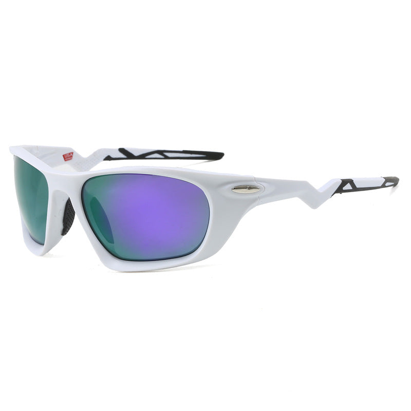 New Polarized Sunscreen Nylon Polarized Sunglasses Fashion Trendy Retro Outdoor Cycling Sports Glasses 9431