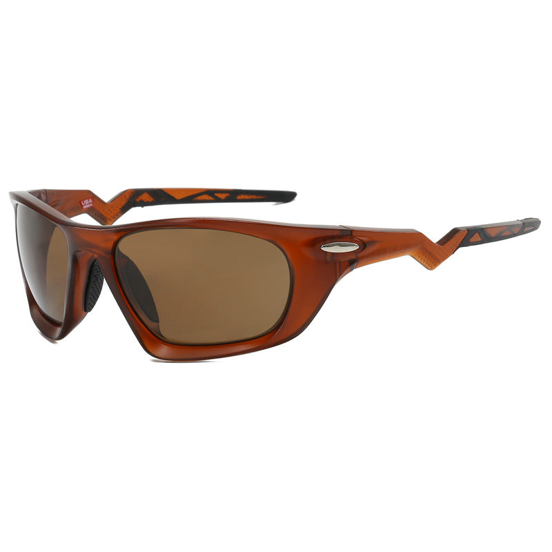 New Polarized Sunscreen Nylon Polarized Sunglasses Fashion Trendy Retro Outdoor Cycling Sports Glasses 9431