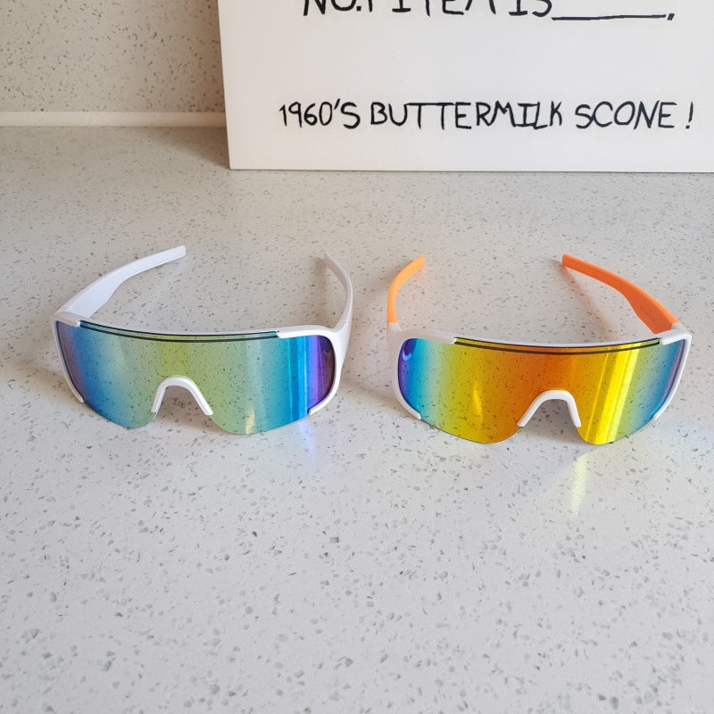 Cross-border new men's and women's mountaineering windproof sunglasses colorful anti-ultraviolet goggles outdoor sports riding sunglasses