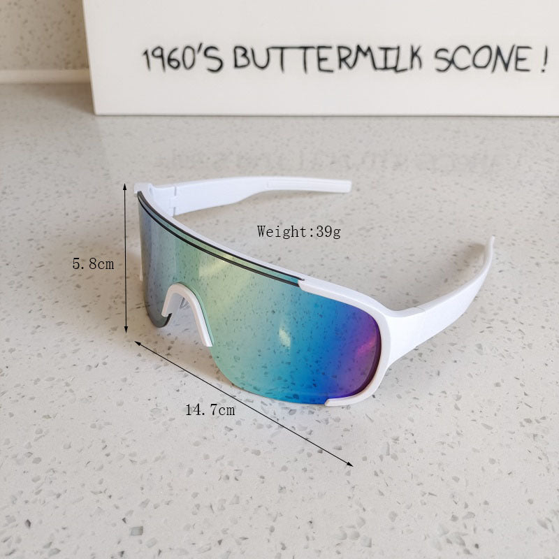 Cross-border new men's and women's mountaineering windproof sunglasses colorful anti-ultraviolet goggles outdoor sports riding sunglasses