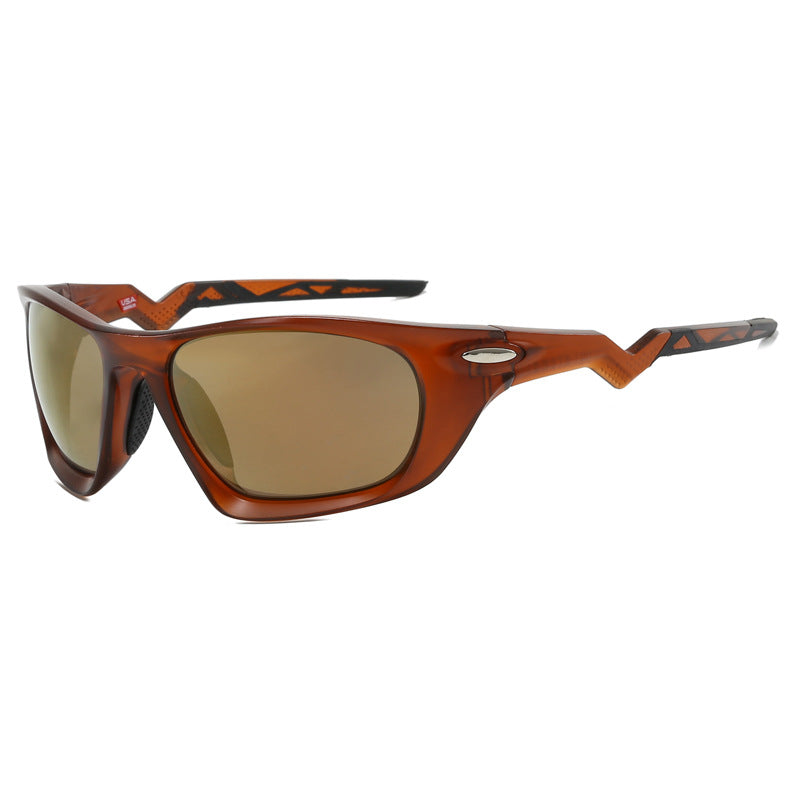New Polarized Sunscreen Nylon Polarized Sunglasses Fashion Trendy Retro Outdoor Cycling Sports Glasses 9431