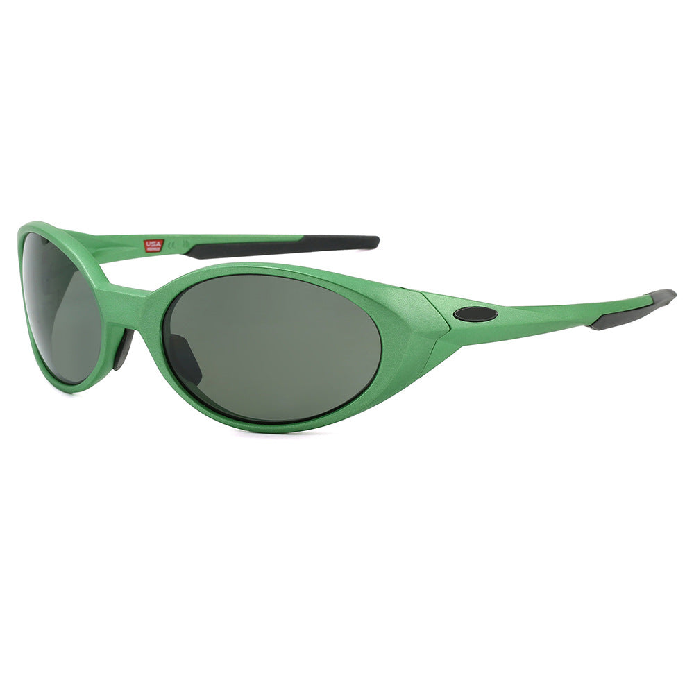 New Cross-Border Outdoor Sports Cycling Nylon Polarized Sunglasses for Men and Women Trendy Retro Travel Driving Sunglasses 9438