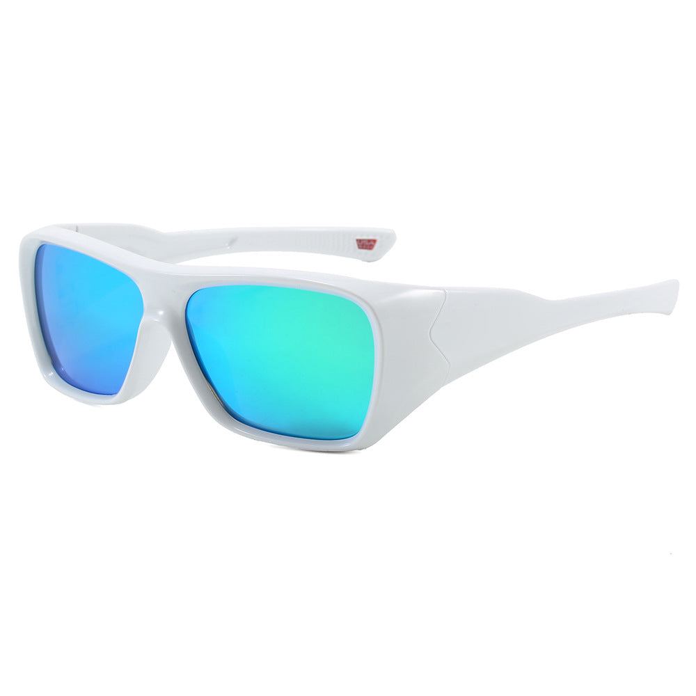 New European and American Square Frame Cross-Border Colorful Nylon Polarized Sunglasses Outdoor Cycling Sports Sunglasses 9492