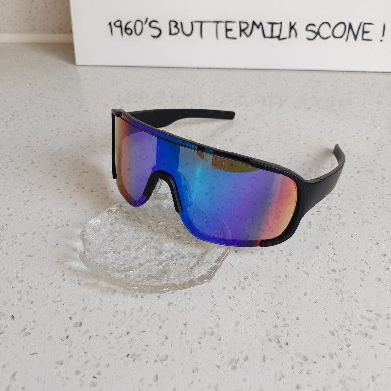 Cross-border new men's and women's mountaineering windproof sunglasses colorful anti-ultraviolet goggles outdoor sports riding sunglasses