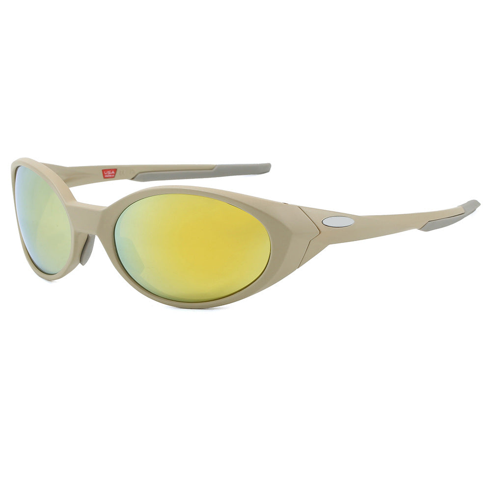 New Cross-Border Outdoor Sports Cycling Nylon Polarized Sunglasses for Men and Women Trendy Retro Travel Driving Sunglasses 9438