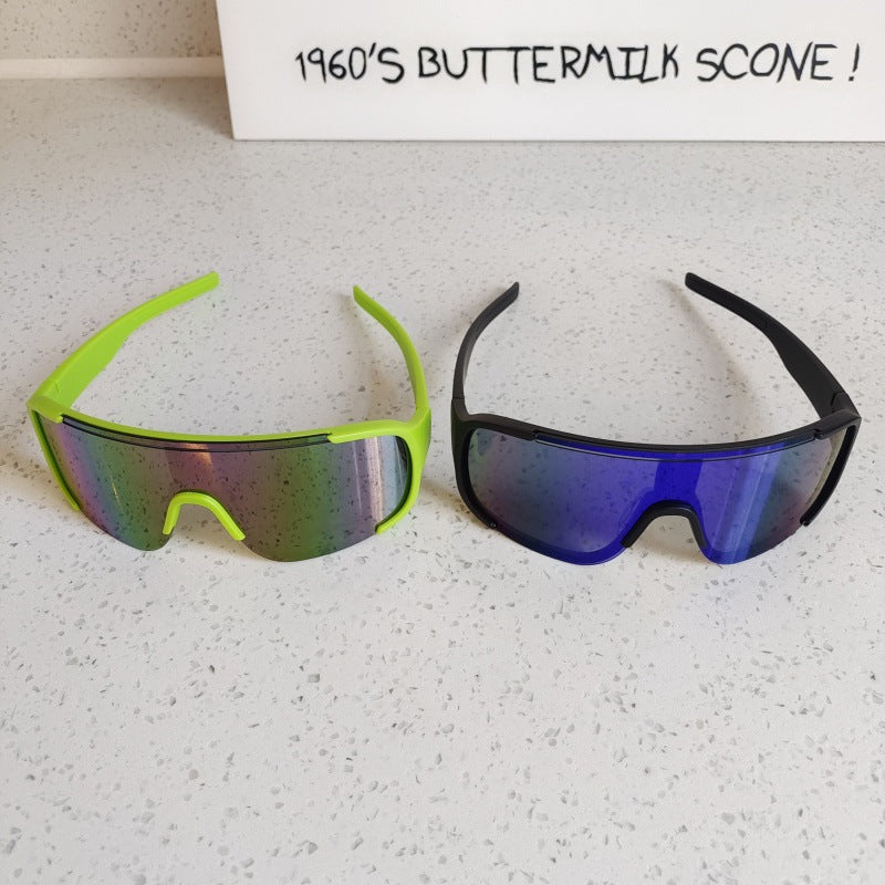 Cross-border new men's and women's mountaineering windproof sunglasses colorful anti-ultraviolet goggles outdoor sports riding sunglasses