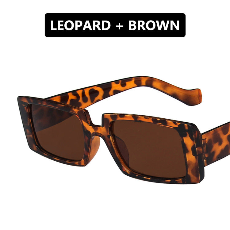 Cross-Border Hot-Selling Square Sunglasses European and American Fashion Ins Hip-Hop Glasses 2020 New Women's Sunglasses Sunglasses