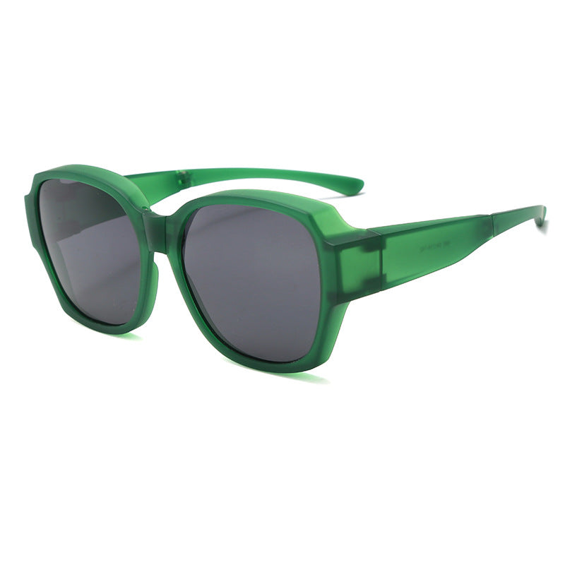 New Folding Large Frame Polarizing Kit Personalized Driving Women Driving Men Fishing Sunglasses Wear Sunglasses