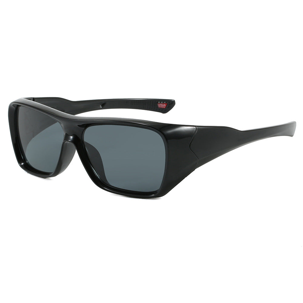 New European and American Square Frame Cross-Border Colorful Nylon Polarized Sunglasses Outdoor Cycling Sports Sunglasses 9492
