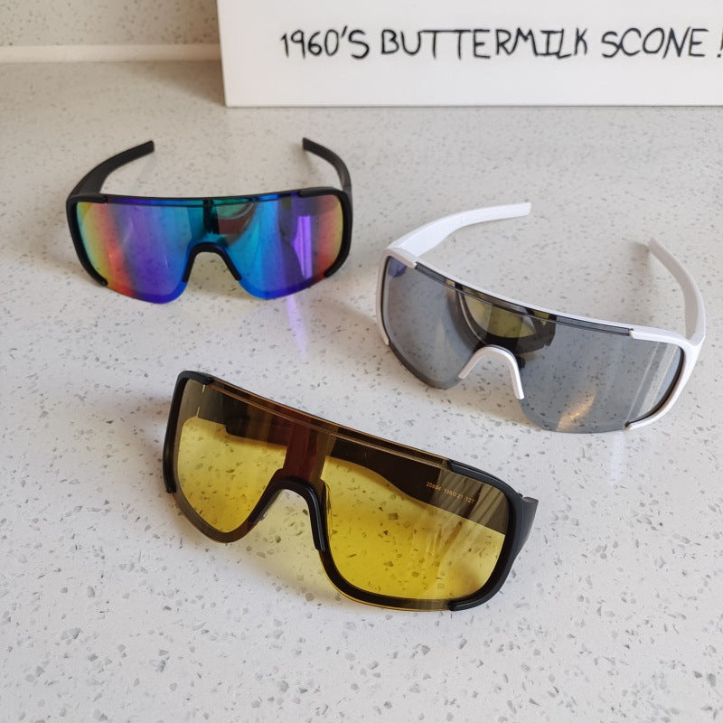 Cross-border new men's and women's mountaineering windproof sunglasses colorful anti-ultraviolet goggles outdoor sports riding sunglasses