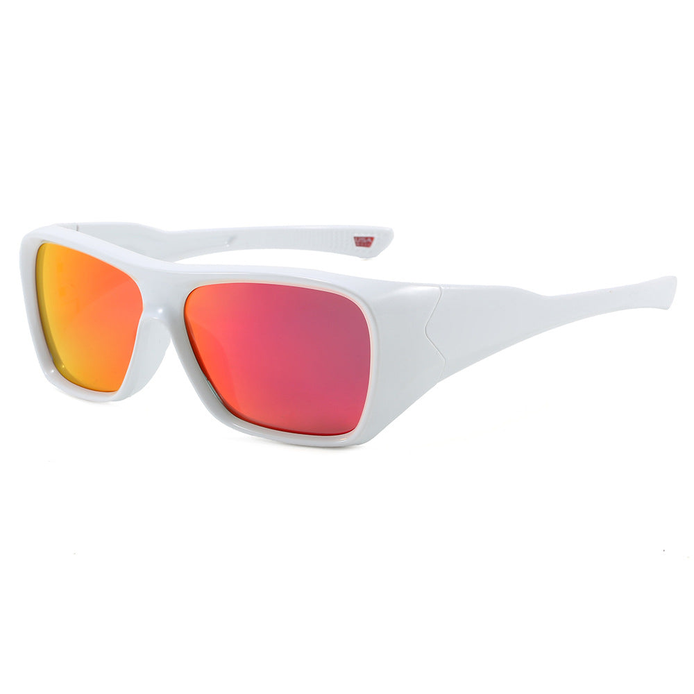 New European and American Square Frame Cross-Border Colorful Nylon Polarized Sunglasses Outdoor Cycling Sports Sunglasses 9492