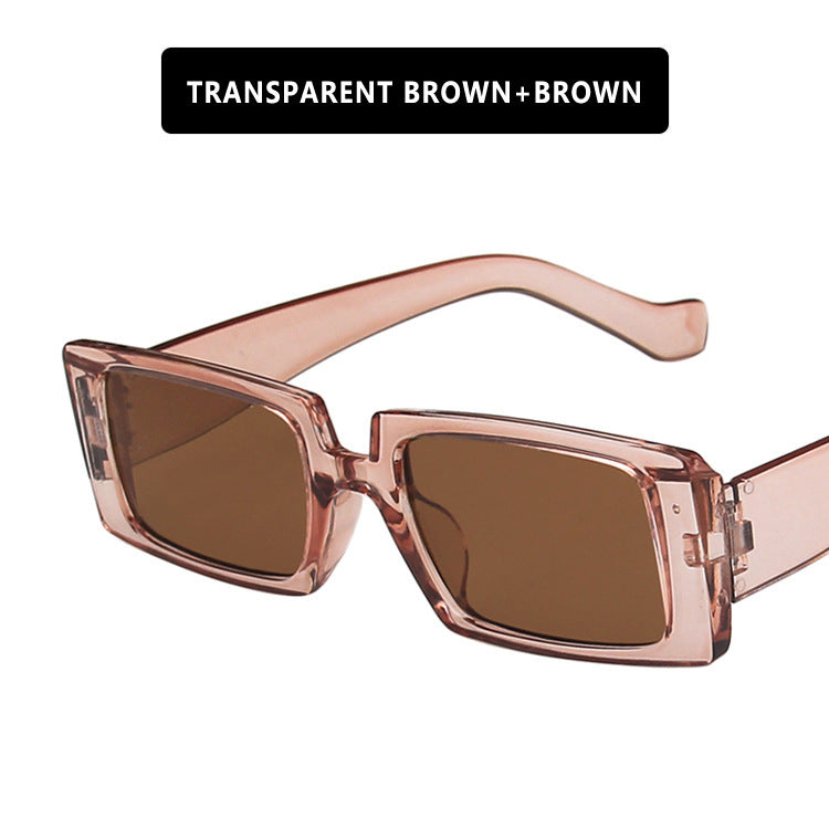 Cross-Border Hot-Selling Square Sunglasses European and American Fashion Ins Hip-Hop Glasses 2020 New Women's Sunglasses Sunglasses