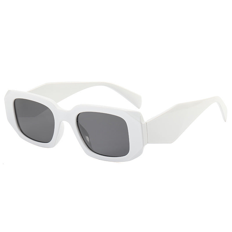 Cross-border new European and American fashion sunglasses personalized angular section sunglasses irregular street box sunglasses