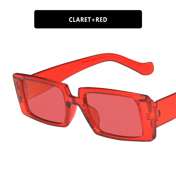 Cross-Border Hot-Selling Square Sunglasses European and American Fashion Ins Hip-Hop Glasses 2020 New Women's Sunglasses Sunglasses