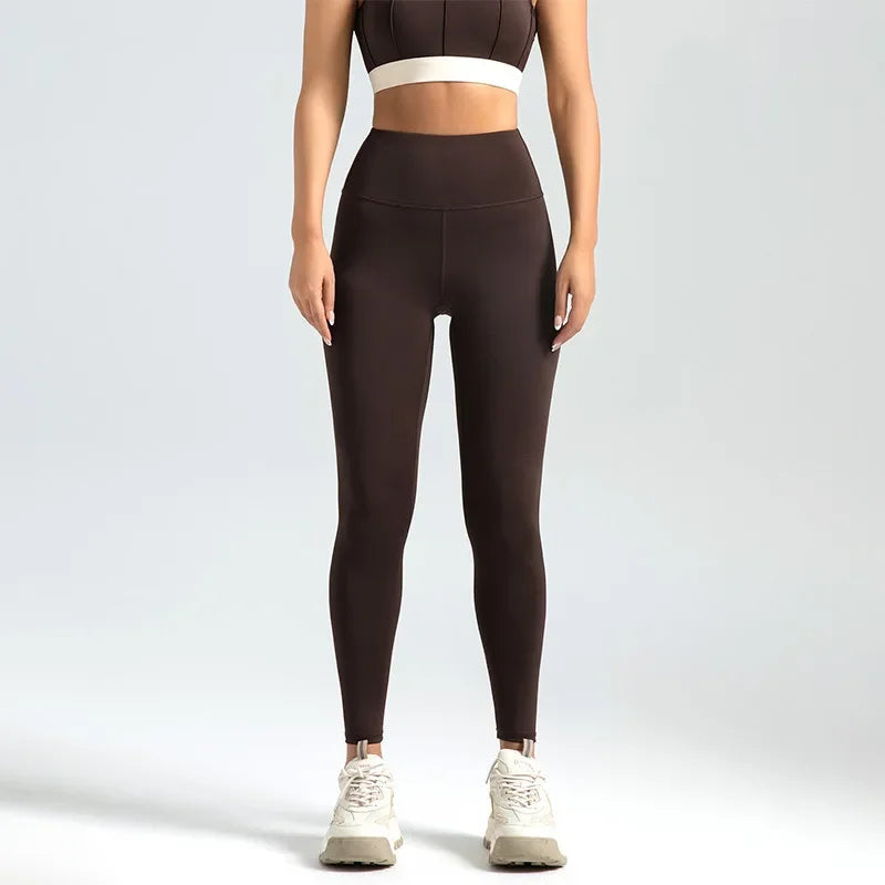 S-3XL Basic leggings High-Waist Breathable Yoga Leggings for Women Fitness Running Cycling Pants Summer Workout Gym Clothing