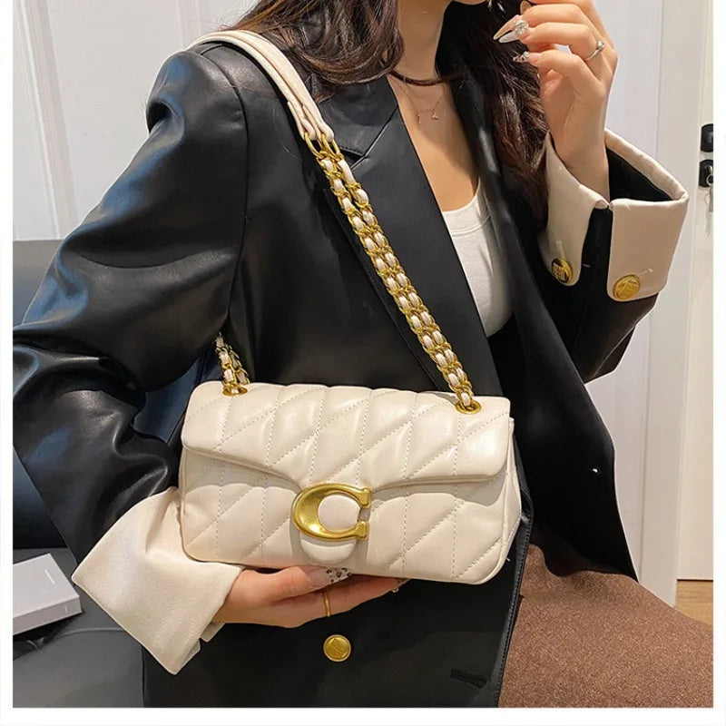 Bag for women 2026 new chain bag, single shoulder diagonal cross bag for women