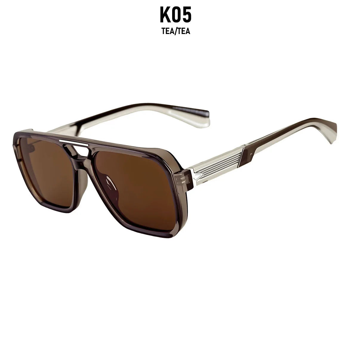 Lunettes de soleil carrées UV400 — Style rétro unisexe