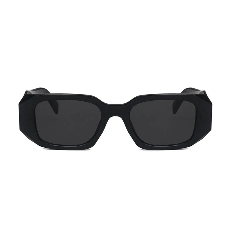 Vintage Oversized Sunglasses Women Brand Small Frame Retro Sun Glasses Female Fashion Shades Black Gradient