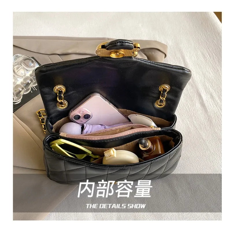 Bag for women 2026 new chain bag, single shoulder diagonal cross bag for women