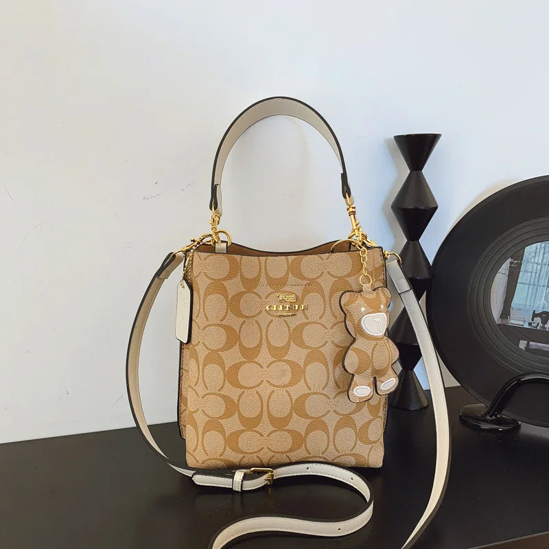 2026 Bucket Shape Elegant Luxury Single Shoulder Handbag Fashion Versatile All Occasion Women Shoulder Purse