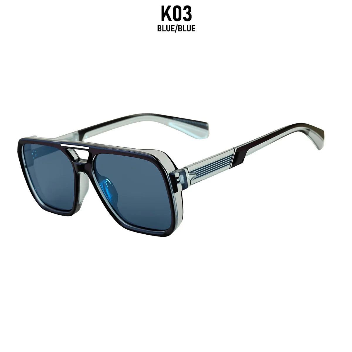 Lunettes de soleil carrées UV400 — Style rétro unisexe