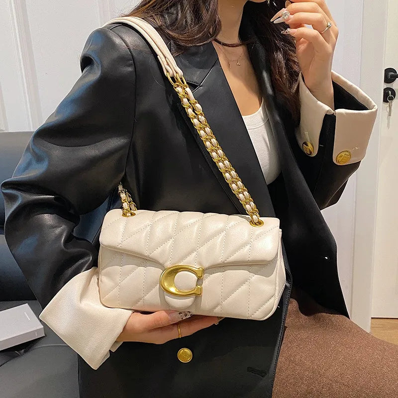 Bag for women 2026 new chain bag, single shoulder diagonal cross bag for women