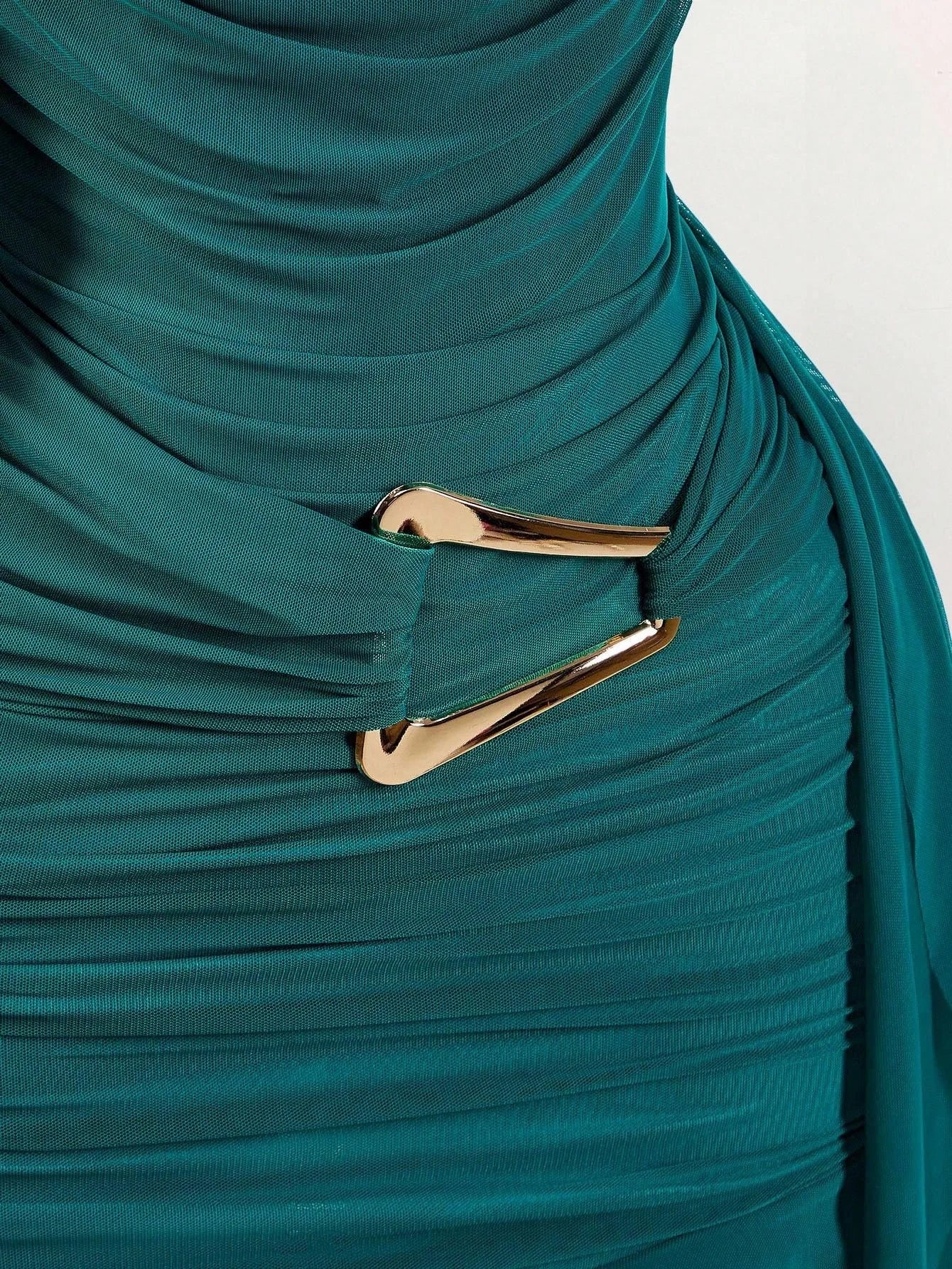 New Elegant Niche Halter-neck Backless Slimming And Sexy Short Skirt Irregular Dress