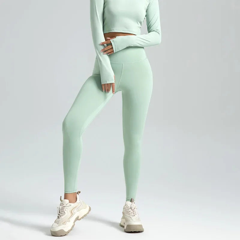 S-3XL Basic leggings High-Waist Breathable Yoga Leggings for Women Fitness Running Cycling Pants Summer Workout Gym Clothing