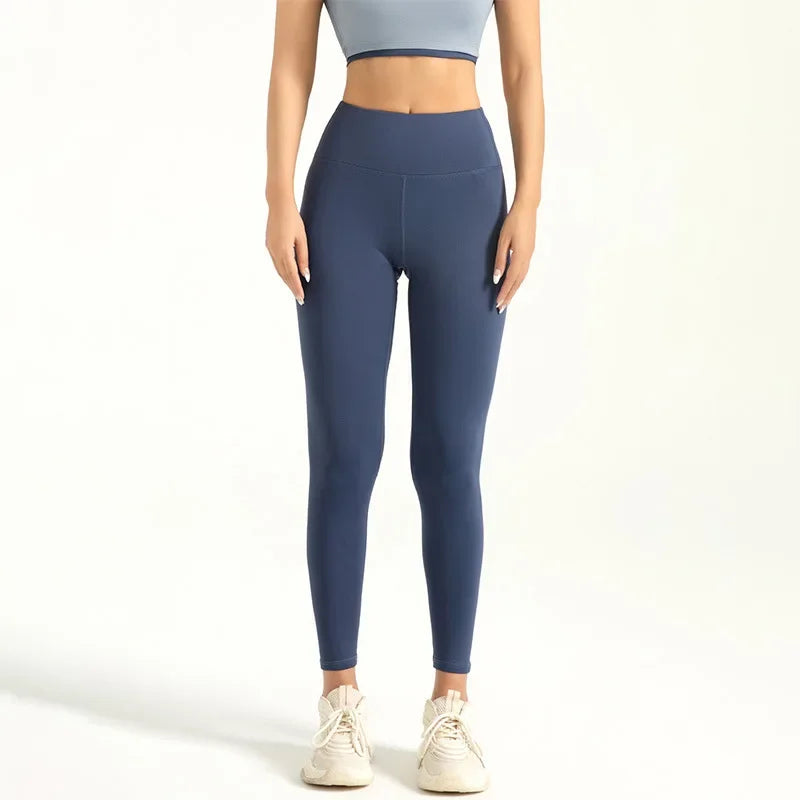 S-3XL Basic leggings High-Waist Breathable Yoga Leggings for Women Fitness Running Cycling Pants Summer Workout Gym Clothing