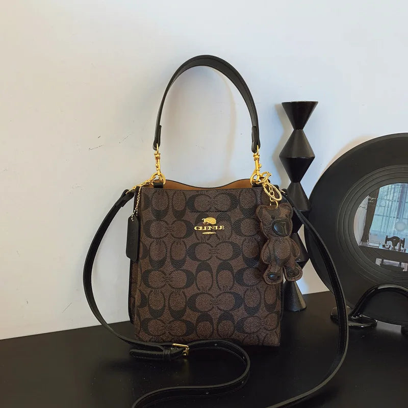 2026 Bucket Shape Elegant Luxury Single Shoulder Handbag Fashion Versatile All Occasion Women Shoulder Purse