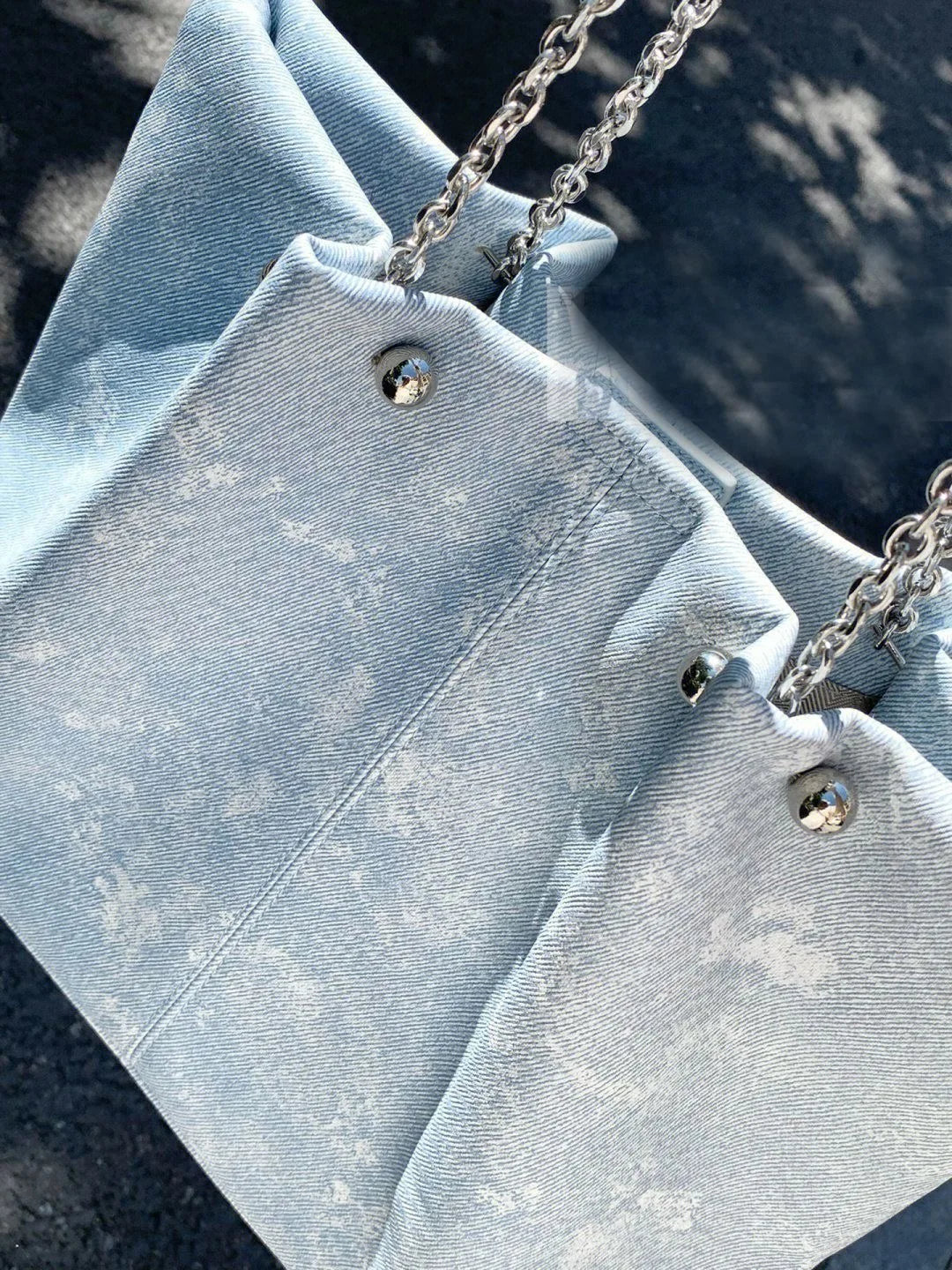 Fashion Blue Women's Tote Bags Sweet Ladies Simple Shoulder Bag Large Capacity Female Travel Shopping Bag Top-handle Handbags
