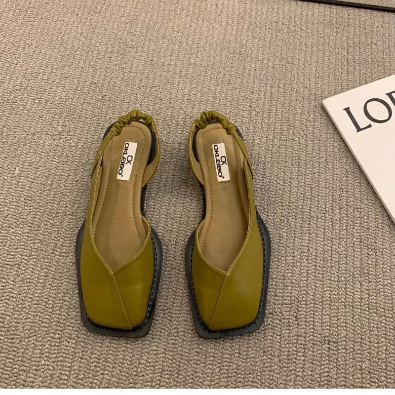 Adult Flat Non-Slip Slippers Women's Casual Versatile Sandals Young Girl Dress Single Shoes Big Kids Princess Party Shoes Women
