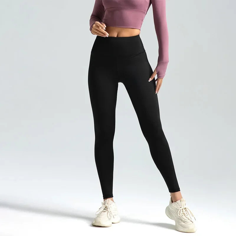 S-3XL Basic leggings High-Waist Breathable Yoga Leggings for Women Fitness Running Cycling Pants Summer Workout Gym Clothing