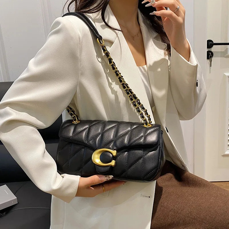 Bag for women 2026 new chain bag, single shoulder diagonal cross bag for women